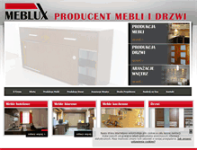 Tablet Screenshot of meblux-bochnia.pl